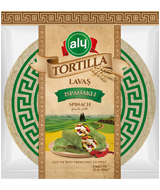 Flavored Spinach Tortilla